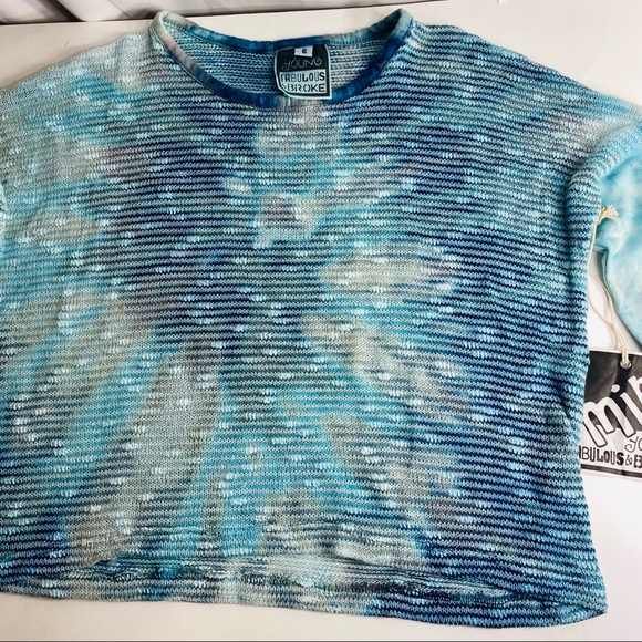 NWT YFB Girl’s Light Knit Marine-colored L/S Top - Picture 2 of 7